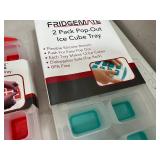 6 New Silicone Ice Cube Trays