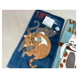 3 New Cat Themed Kitchen Towels