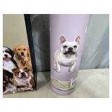 New Serengeti Vacuum Insulated Stainless Steel Water Bottle - French Bull Dog