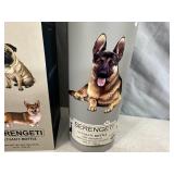 New Serengeti Vacuum Insulated Stainless Steel Water Bottle - German Shepherd Dog