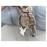 New 2 Piece Sloth Plush Toy and Rattle Baby Toy Set