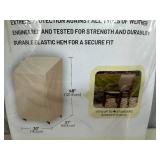 New Backyard Basics Stacked Patio Chair Cover