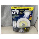 New Over Lite Remote Controlled / Motion Activated Light Fixture