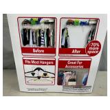 New Pack of 18 Ruby Space Triangles For Closet Organization