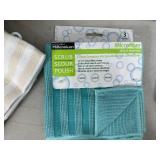 New Kitchen Towels, Dish Cloths, Microfibers, Flour Sack Towels, Etc