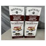 2 New Bottles of Watkins Baking Vanilla