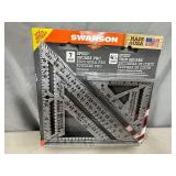 New Swanson 2 pc Speed Square Set - 7 inch and 4 1/2 inch.