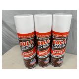3 New Cans of Horsepower Bull Shot Carpet Spot and Stain Remover
