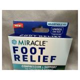New Miracle Foot Relief Compression and Support Brace