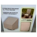 New Backyard Basics Oversize Patio Chair Cover Tan