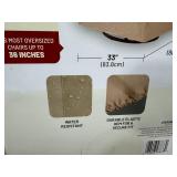 New Backyard Basics Oversize Patio Chair Cover Tan