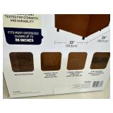 New Backyard Basics Oversize Patio Chair Cover Brown