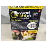 New Beyond Bright X3 Solar Powered Floodlight
