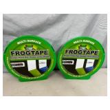 2 New Rolls of Frogtape Premium Painter's Tape - 1.41 inch