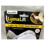 New Luma Lift Light-Up Toilet Seat Handle - Motion Activated