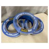 3 New Rolls of 3M Multi-Surface Blue Painters Tape