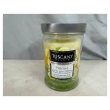 New 18 oz Tuscany Premium Candle with Essential Oils
