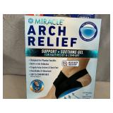New Miracle Arch Relief Plantar Fasciitis Gel Foot Brace
