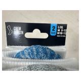 2 New Pairs of Copper Fit Arch Support Sport Socks - Crew Length