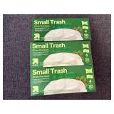 3 Packs Of Small Trash Bags