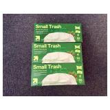 3 Packs Of Small Trash Bags