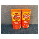2 X 1.6Lb Packs Of Meta Mucil Fiber And Vitamins
