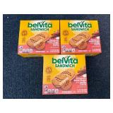 3 Boxes Of Belvita Cinnamon Brown Sugar Vanilla Creme
