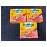 3 Boxes Of Belvita Cinnamon Brown Sugar Vanilla Creme