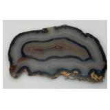 Large 4 1/4' x 6 1/2' Agate Slice Polished