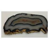 Large 4 1/4' x 6 1/2' Agate Slice Polished