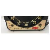Vintage Electric TIME-O-LITE Model ECZ-73 Large Analog Timer For Photography Darkroom With Buzzer (Seems To Work)