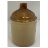 Two Collectible MCCormick 'Platte Valley' Striaght Corn Whiskey Miniature Jugs 5' & 6 3/4'