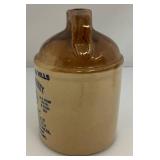 Two Collectible MCCormick 'Platte Valley' Striaght Corn Whiskey Miniature Jugs 5' & 6 3/4'