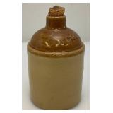 Two Collectible MCCormick 'Platte Valley' Striaght Corn Whiskey Miniature Jugs 5' & 6 3/4'