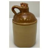 Two Collectible MCCormick 'Platte Valley' Striaght Corn Whiskey Miniature Jugs 5' & 6 3/4'