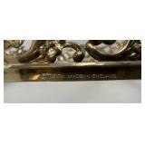 Three Vintage Silver Plate & Cut Glass Three Section Divided Bowls