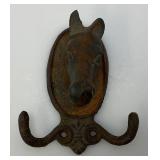 Antique Cast Iron Doublke Coat Hook 4' x 4 3/4'