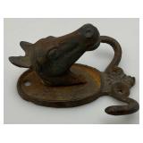 Antique Cast Iron Doublke Coat Hook 4' x 4 3/4'