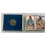 Vintage GREAT NORTHERN RAILROAD Winold Reiss Double Deck Of Playing Cards