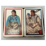 Vintage GREAT NORTHERN RAILROAD Winold Reiss Double Deck Of Playing Cards