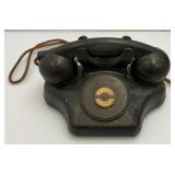 Antique KEllOGG Brand Wall Mount Table Top Phone