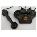 Antique KEllOGG Brand Wall Mount Table Top Phone