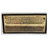 1949 Camp Chaffee Panaramic Military Photos Framed Behind Glass 11' x 25'