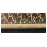 1949 Camp Chaffee Panaramic Military Photos Framed Behind Glass 11' x 25'