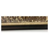 1949 Camp Chaffee Panaramic Military Photos Framed Behind Glass 11' x 25'