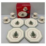 2 Christmastime 12 Pc. Decorative Dinnerware Set
