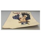 Vintage Uncle Sam 'I OWE YOU!' Wisconsin Department Of Veterans Affairs Poster 17' x 22'