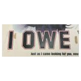 Vintage Uncle Sam 'I OWE YOU!' Wisconsin Department Of Veterans Affairs Poster 17' x 22'