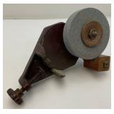 Antique Hand Turn Bench Grinder