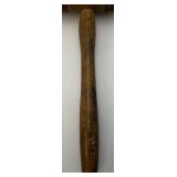 Antique Wooden And Metal Mallet 5 1/2' x 12 1/2'